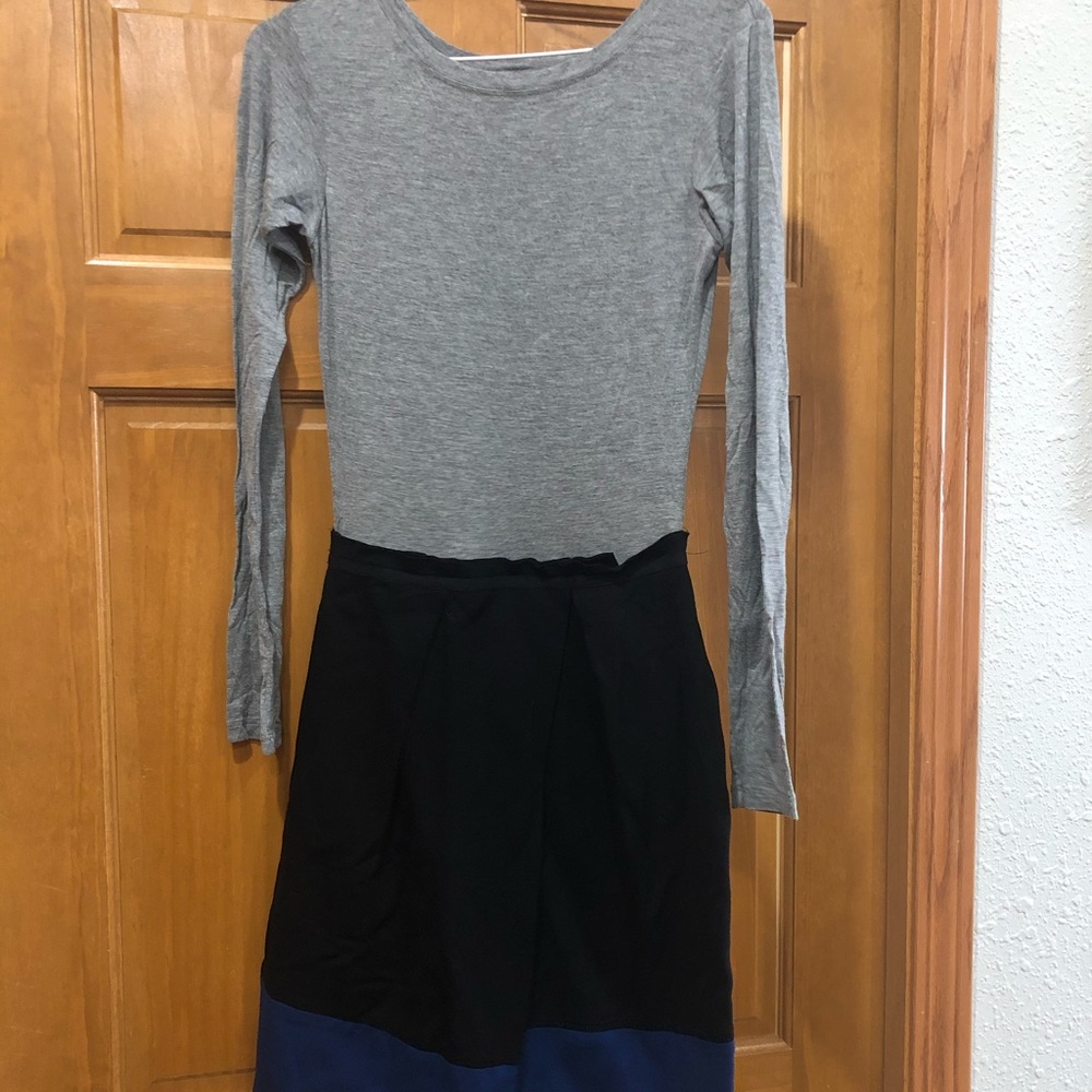 BCBG MAX AZRIA long sleeve fitted dress